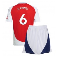 Maglie da calcio Arsenal Gabriel Magalhaes #6 Prima Maglia Bambino 2024-25 Manica Corta (+ Pantaloni corti)